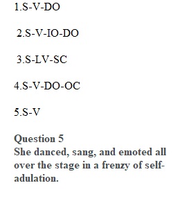 Week 5, Self-Assessment 5.3 Sentence Patterns